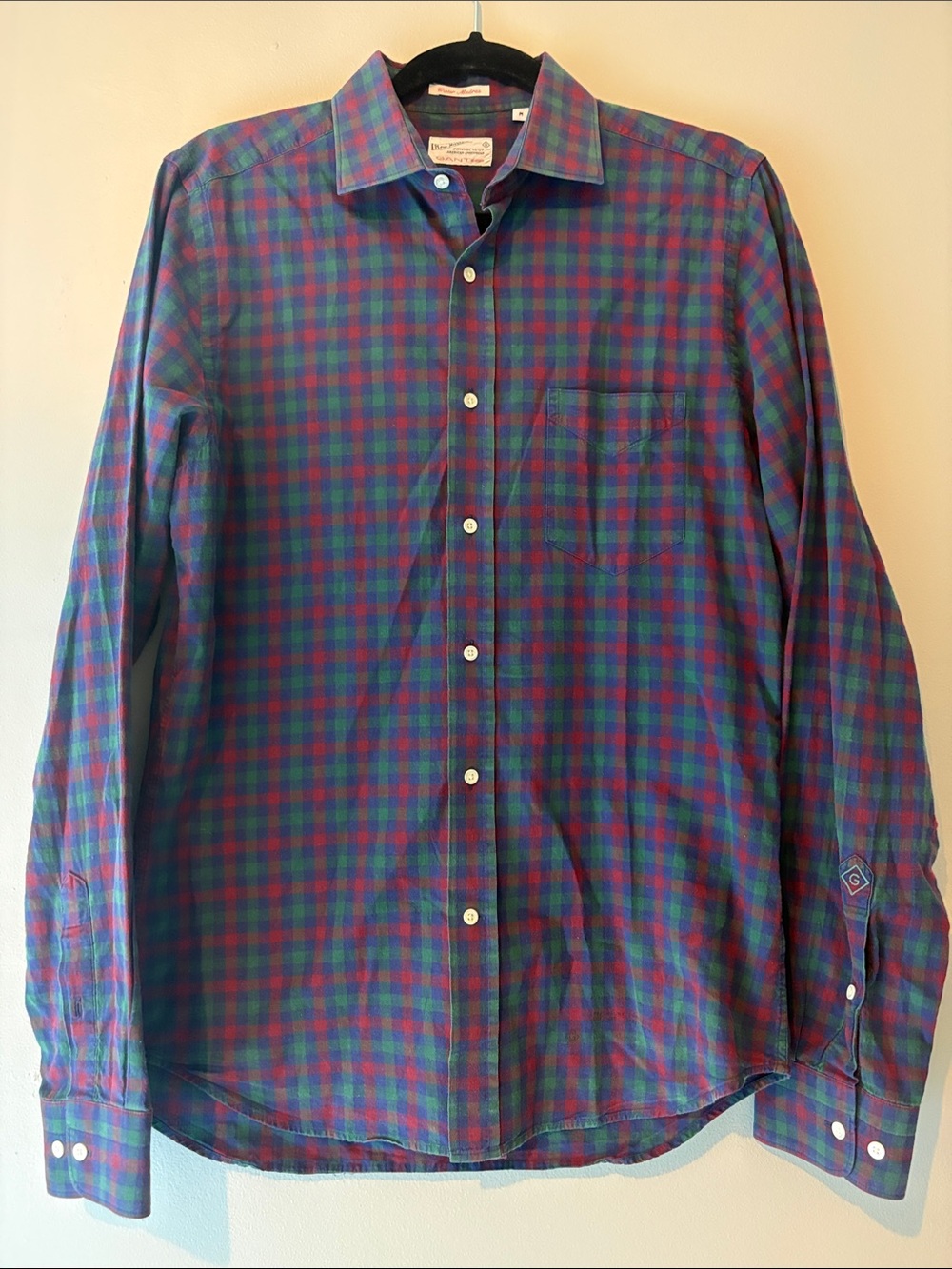 Gant Rugger Winter Madras Plaid Button-Up Shirt